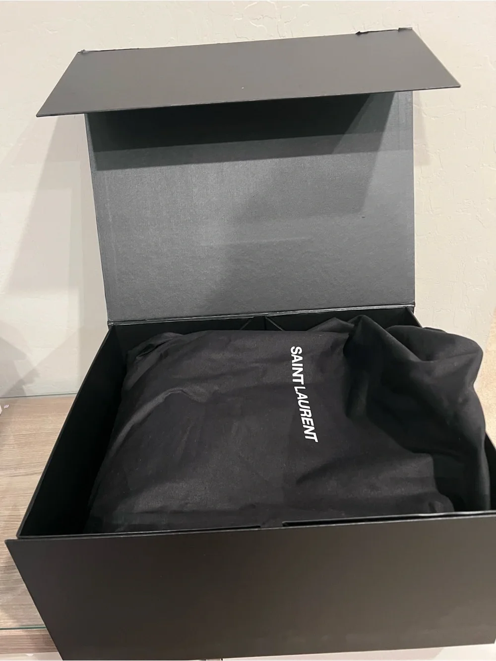 Saint Laurent City Black Nylon Backpack